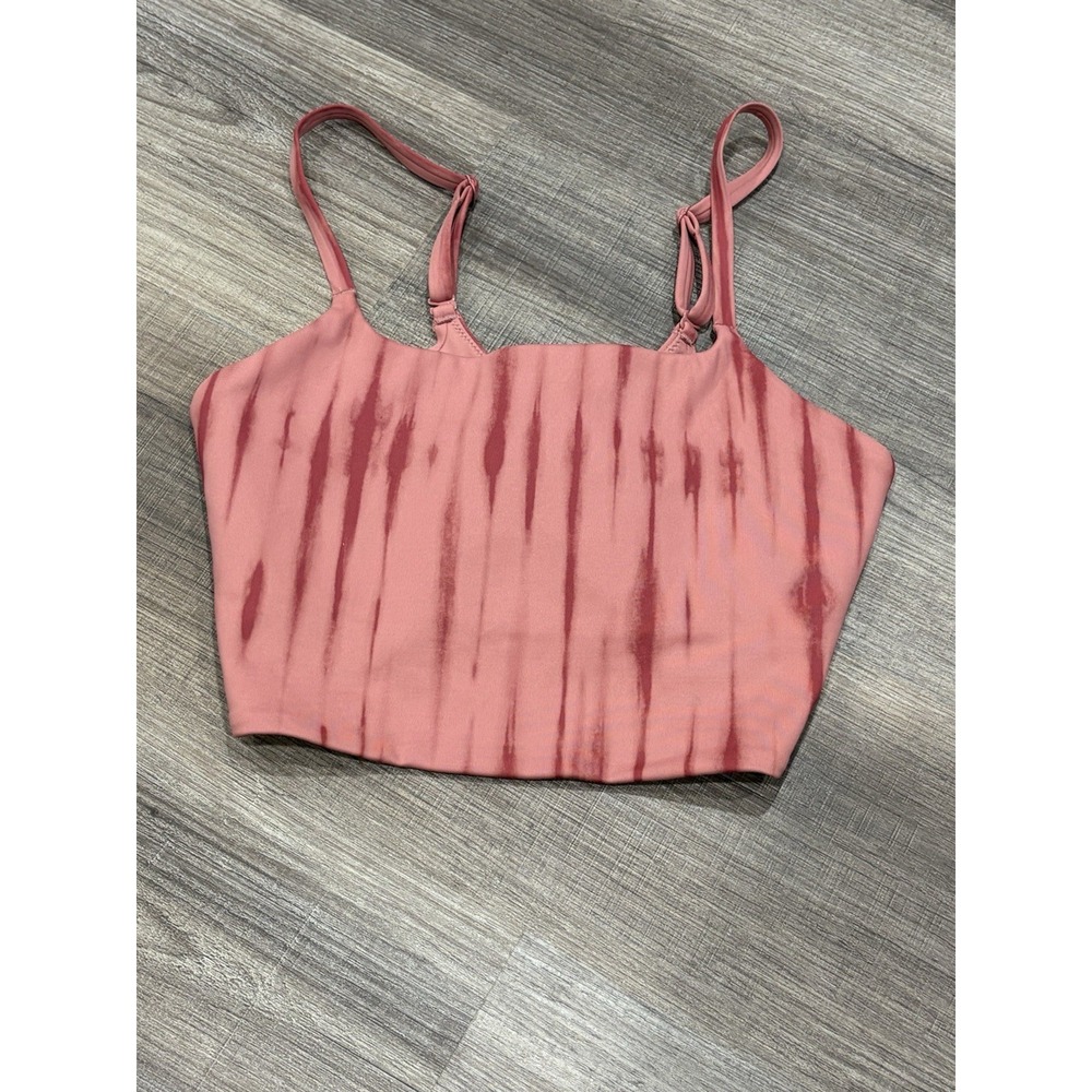 Women's‎ Nike One Light Support Longline Printed Sports Bra Size Small Dri Fit
